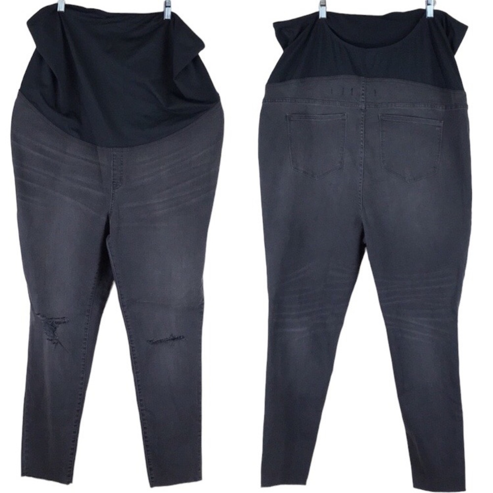 MADEWELL Maternity Over-The-Belly Skinny Jeans NWT